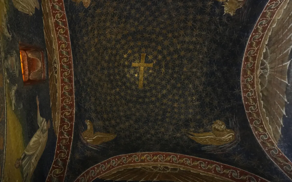 Mosaic texture detail from the Mausoleo di Galla Placidia capture